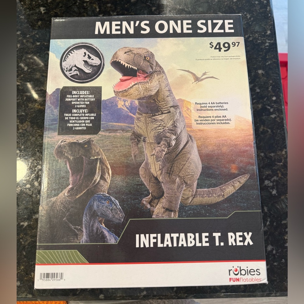 Men’s Inflatable T Rex Costume